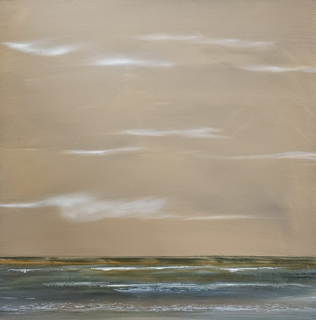 Michael Walter Landscape Öl auf Holz 30 x 30 cm 2025